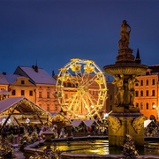 České Budějovice Christmas Market, Czechia