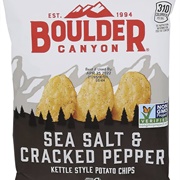 Boulder Canyon Sea Salt & Cracked Pepper Chips