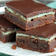 Creme De Menthe Brownies