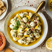 Lemon and Chilli Mozzarella Balls