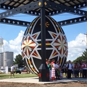 World's Largest Czech Egg, Wilson, Kansas, USA
