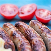Tomato & Basil Bratwurst