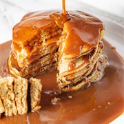 Pancakes With Cajeta Syrup