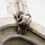 The Indecent Little Man on the Church of St. James