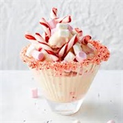 Mini Candy Cane Sundae