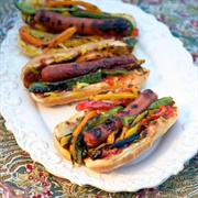 Fajita Hot Dog (Fajita Hound)