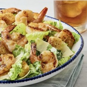 Classic Caesar Salad With Grilled Shrimp