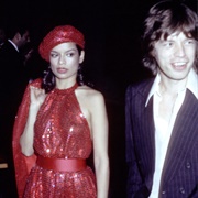 Mick & Bianca Jagger