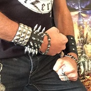 Spiked Wristbands