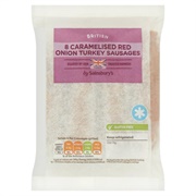 Caramelised Red Onion Turkey Sausages