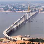Rio Negro Bridge, Manaus &amp; Iranduba, Amazonas, Brazil