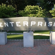 Stern Plate of the USS Enterprise