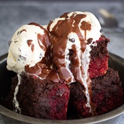 Red Velvet Cake Sundae