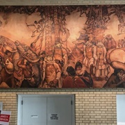Camilo Egas Mural at the New School