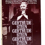 Gertrude Stein Gertrude Stein Gertrude Stein