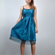 Iridescent Fabric Bridesmaid Dresses