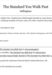 The Standard You Walk Past (Bafflinghaze)