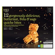 Butternut Feta and Sage Quiche Bites