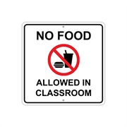 No Food in Class