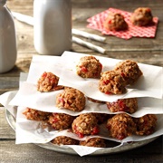 Cherry No-Bake Cookies