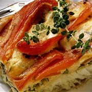 Roasted Bell Peppers and Fish