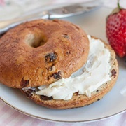 Cinnamon Raisin Bagel Cream Cheese