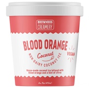 Browndog Creamery Blood Orange Non-Dairy Coconut Ice