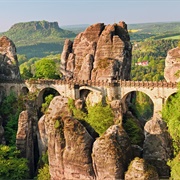 Bastei Bridge (Saxon Switzerland National Park), Lohmen, Germany