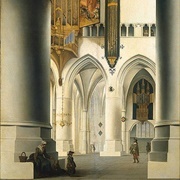 Interior of the St. Bavo Church, Haarlem (Pieter Jansz Saenredam)