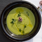 Zucchini & Kiwi Soup