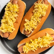 Loaded Sauerkraut Hot Dog (Superkraut)