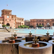 Republic Square of Yerevan, Armenia