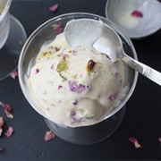 Rose Cardamom Pistachio Ice Cream