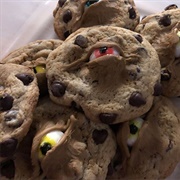 Oatmeal Candy Eye Cookie