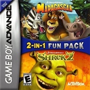2 Games in 1: Madagascar + Shrek 2