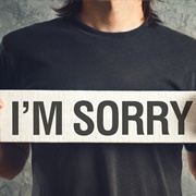 Apologizing