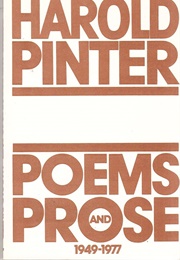 Poems and Prose 1949-1977 (Harold Pinter)