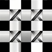 Metallic Black & White