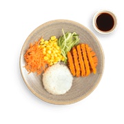 Mini Yasai Katsu With Amai Sauce