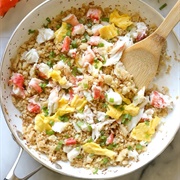 Alaskan King Crab Cauliflower Rice