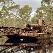 Porcupine Flat Gold Dredge and Dragline