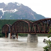 Miles Glacier (Million Dollar) Bridge, Alaska