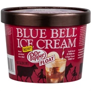 Blue Bell Dr Pepper Float Ice Cream
