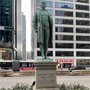 Statue of Nathan Hale, Magnificent Mile, Chicago