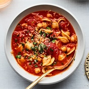 Chickpea and Tomato Pasta