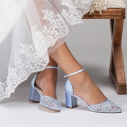 Dyeable Shoes With Wedding Dress