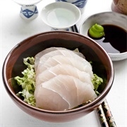 Black Bass Sashimi