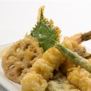 Breaded Shrimp With Battered Vegetables