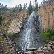 Hyalite Falls, Gallatin Mountain Range, Montana, USA