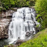 Rainbow Falls, North Carolina, USA